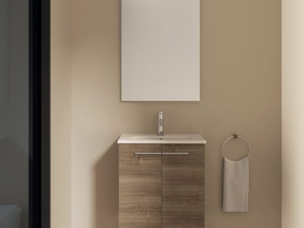 Conjunto mueble de baño fondo reducido y 2 puertas STREET 2 de Royo