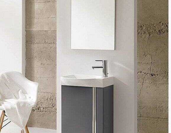 Conjunto mueble de baño fondo reducido 34 cm ELEGANCE 1 Royo