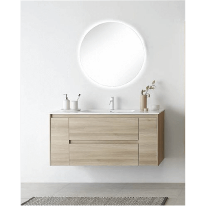 Mueble de baño Alfa Con Cajones + Puertas - 120 cm 
