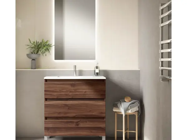 Conjunto mueble BOX de Visobath con 3 cajones