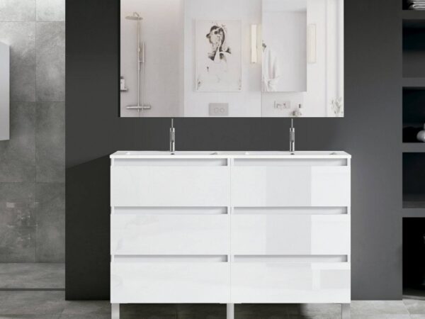 Conjunto mueble BOX de Visobath con 6 cajones