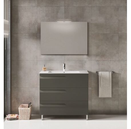 Conjunto mueble de baño fondo reducido 3 cajones VITALE 3 de Royo