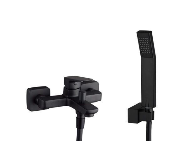 Monomando bañera negro serie MARRIOT de Gme