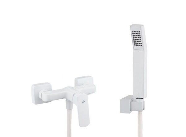 Monomando ducha blanco serie MARRIOT de Gme