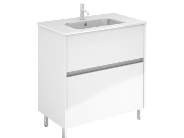 Conjunto mueble de baño BAND 4 de 1 cajón y 2 puertas de Royo
