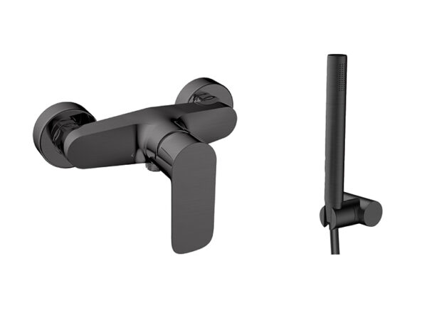 Monomando ducha titanio serie CASSIO de Gme