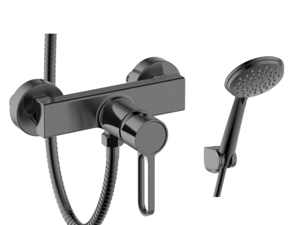 Monomando ducha titanio serie DIOR de Gme