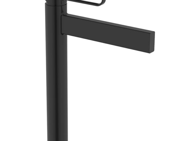 Grifo de lavabo caño alto negro serie DIOR de Gme