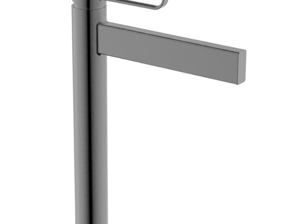 Grifo de lavabo caño alto titanio serie DIOR de Gme