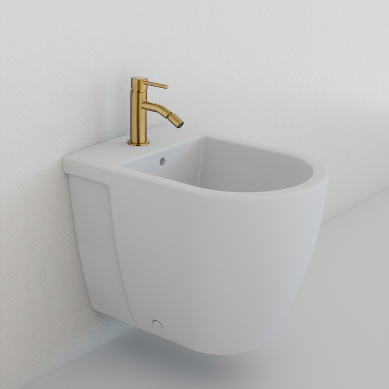 Grifo de bidé SIRIO oro cepillado de Gme - Imagen 2