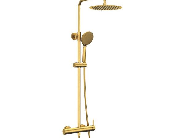 Columna ducha Inverter R oro cepillado de Gme