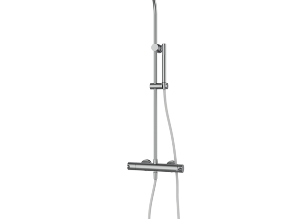 Monomando ducha con columna TIME acero de GRB mixers