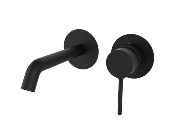 Grifo de lavabo empotrado TIME negro de GRB mixers