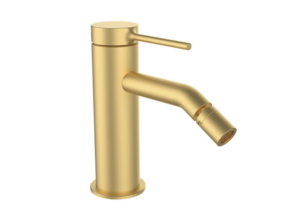 Grifo bidé TIME male oro cepillado de GRB mixers