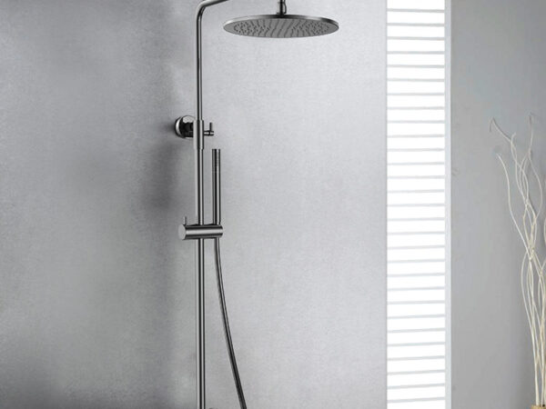 Conjunto ducha ROUND titanio de Gme