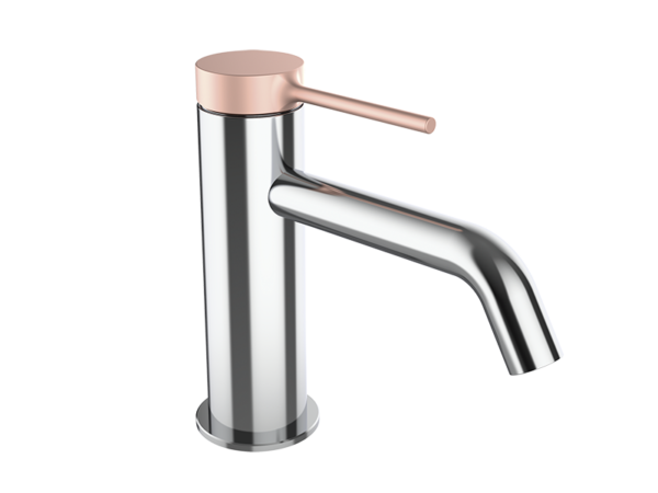 Grifo lavabo TIME male cromo-rosé de Grb mixers