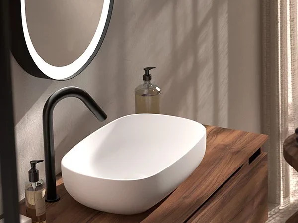 Lavabo solid surface ARTIC de Visobath
