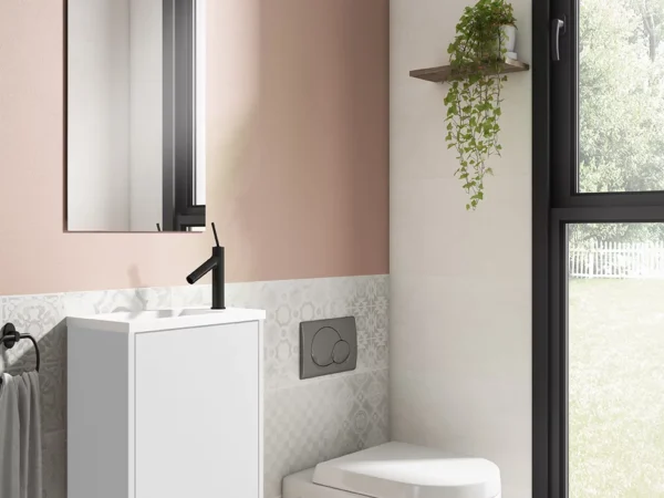 Pack mueble con lavabo y espejo LOFT 1 de Visobath