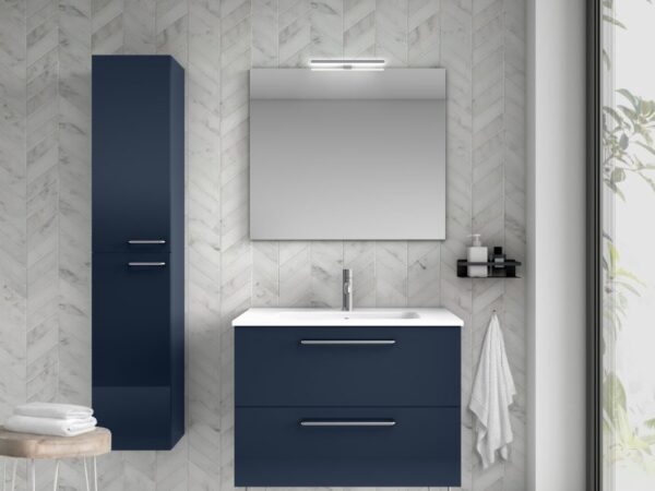 Conjunto mueble de baño de 2 cajones y patas NISY 1 Royo