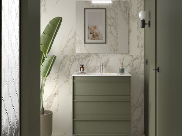 Conjunto mueble de baño de 3 cajones 100 cm ATTILA Salgar