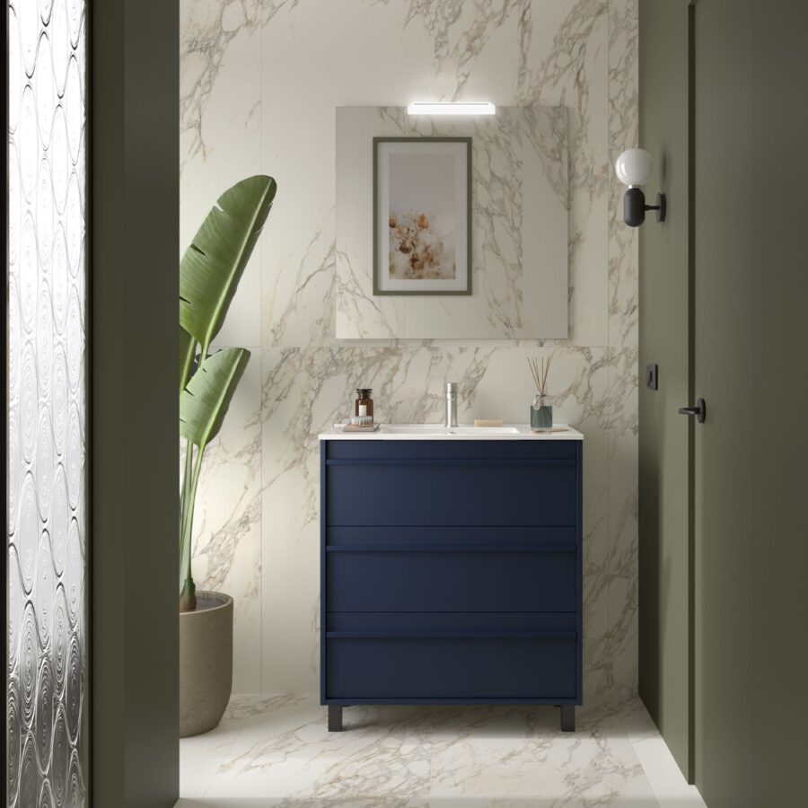 Conjunto mueble de baño de 3 cajones 100 cm ATTILA Salgar - Imagen 7