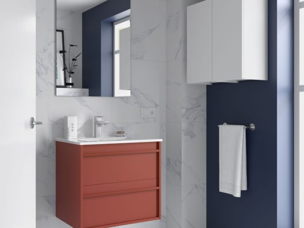 Conjunto mueble de baño de 2 cajones 60 cm ATTILA 5 Salgar