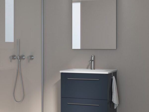 Conjunto mueble de baño fondo reducido y 2 cajones STREET 5 de Royo