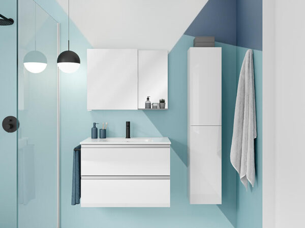 Conjunto mueble de baño 2 cajones VIDA 4 Royo