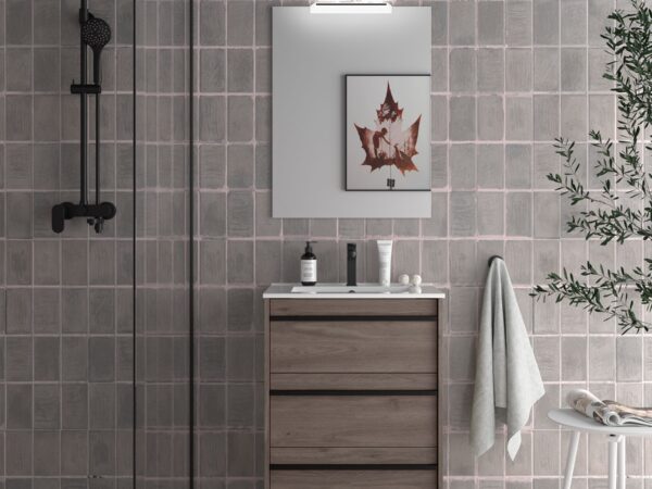 Conjunto mueble de baño de 3 cajones 60 cm ATTILA 1 Salgar