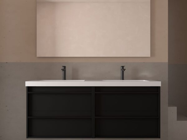 Conjunto mueble de baño 140 cm 4 cajones ATTILA 4 Salgar
