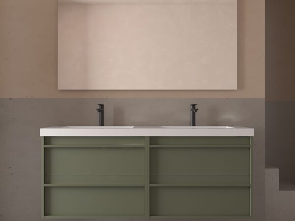 Conjunto mueble de baño 140 cm 4 cajones ATTILA 3 Salgar