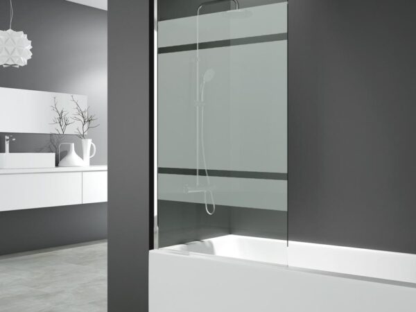 Mampara de bañera SCREEN  Frost Plus cromo de Gme