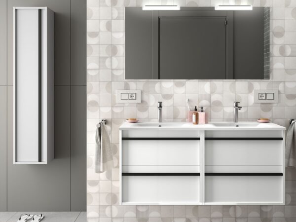 Conjunto mueble de baño de 4 cajones 120 cm ATTILA 2 Salgar