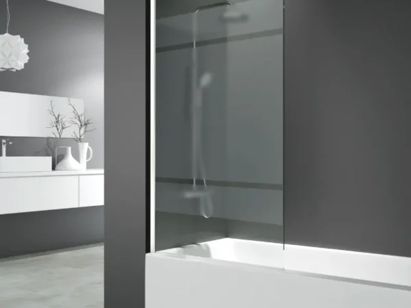 Mampara de bañera SCREEN White Frost Plus de Gme