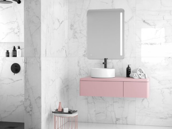 Conjunto mueble baño BOSHI y lavabo CIRCUS de Nuovvo