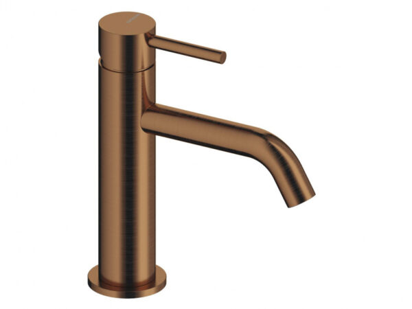 Grifo lavabo LOOP oro rosa cepillado de Sanycces