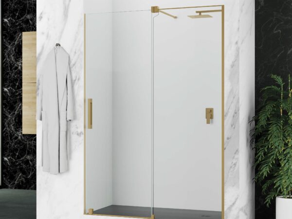 Mampara frontal acabado oro RONDA de Becrisa