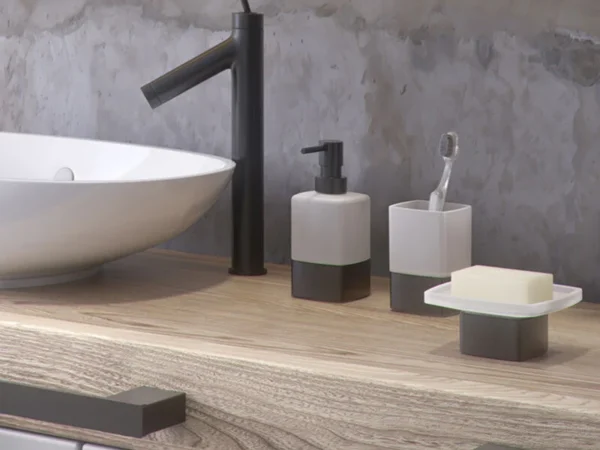 Set accesorios baño serie LOUNGE de Gedy