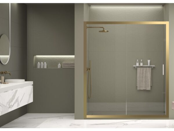 Mampara ducha perfil oro QUITO ST de Doccia
