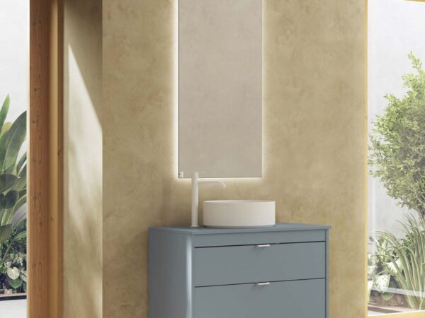 Conjunto mueble para lavabo sobre encimera LOGIKA de Royo