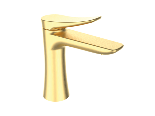 Grifo lavabo NAVA oro cepillado Eternice de GRB mixers