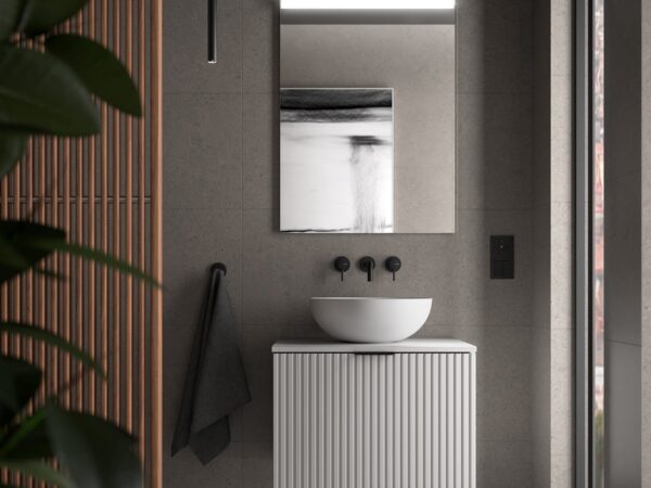 Conjunto mueble 60 cm con encimera mismo acabado BIBA Salgar