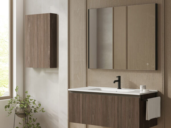 Conjunto mueble de baño VORA 1 cajón y lavabo ENZO de Royo
