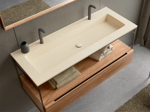 Encimera sin faldón INTEGRA 120 XL de Acquabella