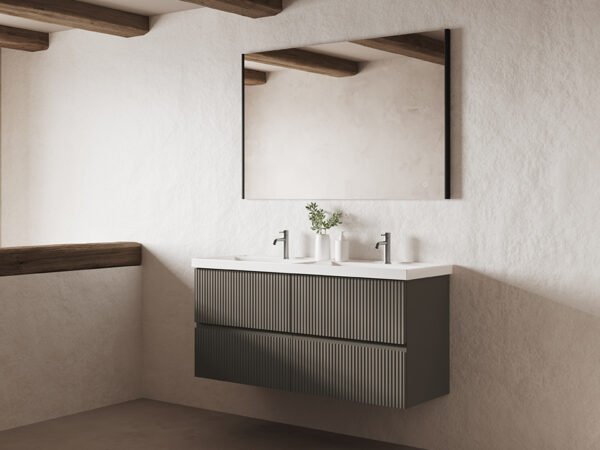 Conjunto mueble de baño VORA 4 cajones y lavabo CAIRO de Royo