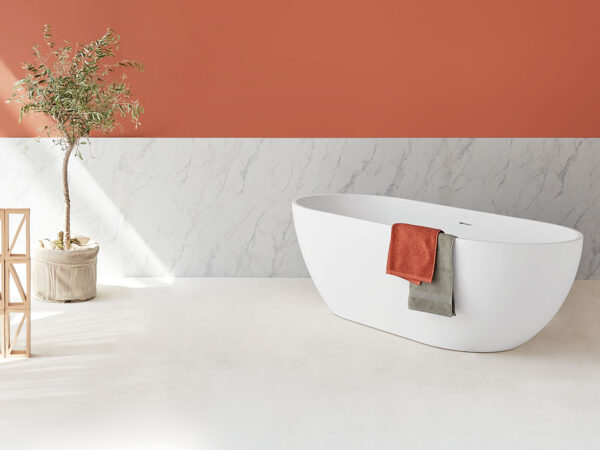 Bañera exenta Sanydur gel coat RONDO 150 cm de Sanycces