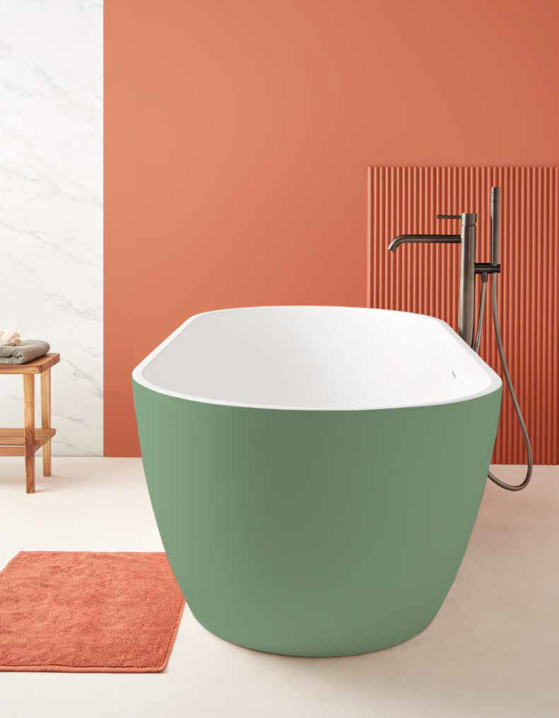 Bañera exenta Sanydur gel coat RONDO 170 cm de Sanycces - Imagen 6