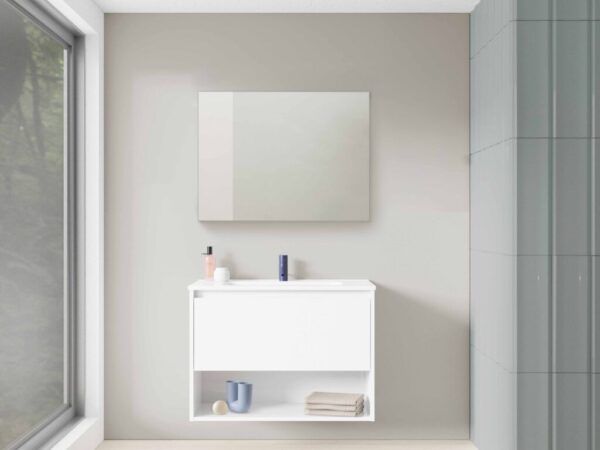 Conjunto mueble de baño Blanco brillo NIWA de Royo