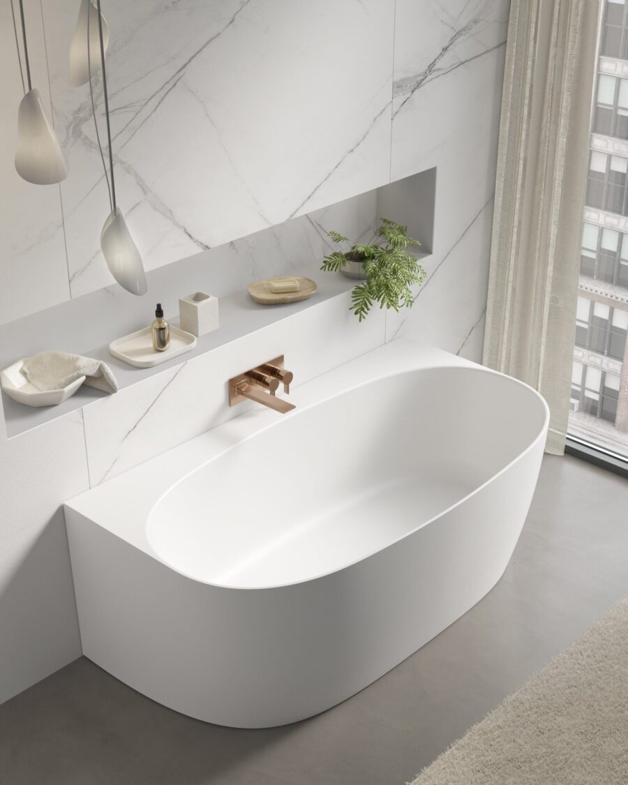 Bañera semi exenta Nuovvotouch DENIS de Nuovvo