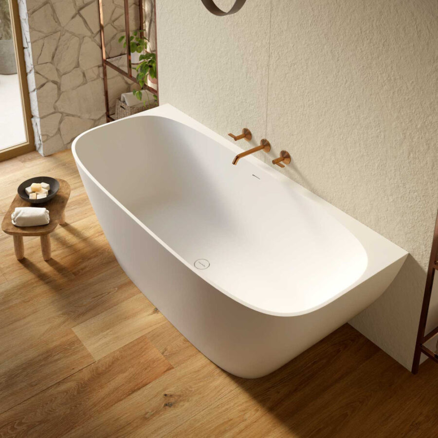 Bañera semi exenta Dolotek VOLDA de Acquabella - Imagen 3